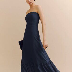 Reformation Arta Dress Navy
